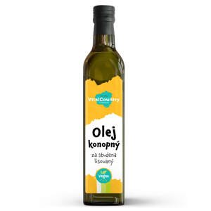 Vital Country Konopný olej lisovaný za studena Obsah: 500 ml