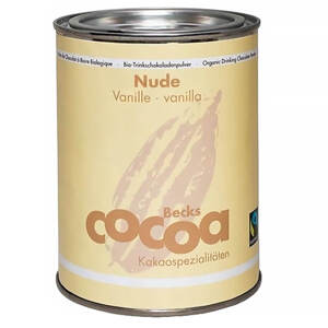 Becks Cocoa Bio Horká čokoláda "NUDE" s hořkou čokoládou a vanilkou 250 g