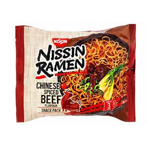 Nissin Instantní ramen nudle Chinese spiced beef 67 g