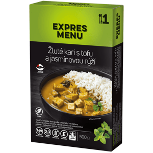 Expres Menu KM Žluté kari s tofu a jasmínovou rýží 500 g