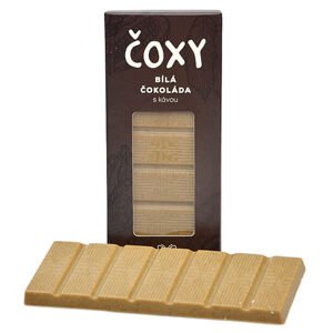 Natural Jihlava ČOXY bílá čokoláda s kávou a xylitolem 50g