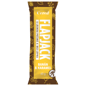 Flapjack Cerea bezlepkový banán & karamel 60g
