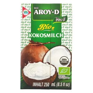 Aroy-D kokosové mléko BIO Obsah: 250 ml