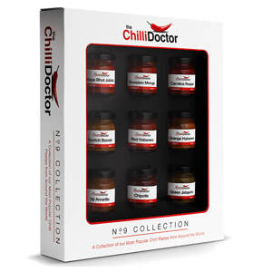 The ChilliDoctor 9x Chilli Mash - ochutnávková chilli sada