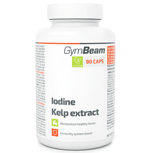 GymBeam Jód extrakt z kelpu 90 kapslí