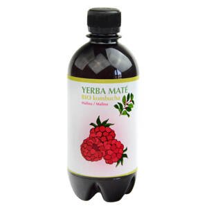 Stevikom Kombucha YERBA MATÉ malina BIO 400 ml