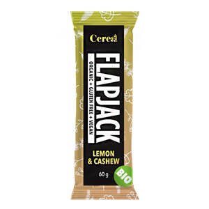 Cerea Bio Flapjack bezlepkový citrón & kešu 60 g